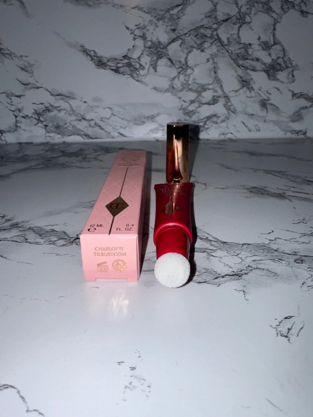 NWT Charlotte Tilbury matte blush wand: pillow talk dream pop Never used